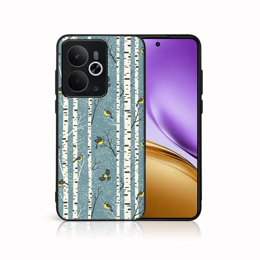 MY ART Kryt s vianočným dizajnom Realme 14 5G BIRCH (072)