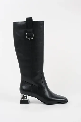 Kožené čižmy Karl Lagerfeld KAYLA