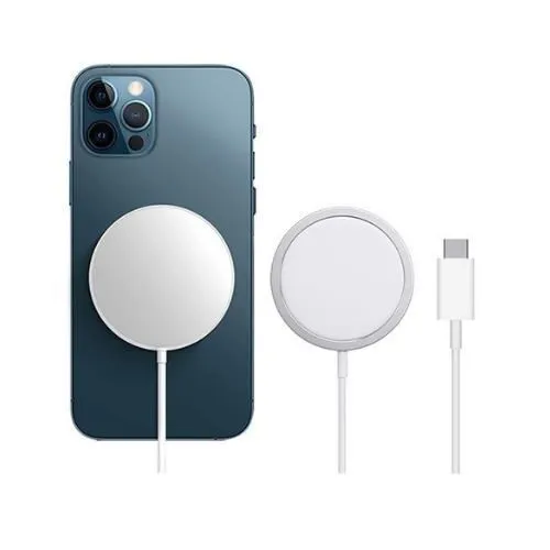 1stCOOL bezdrôtová QI nabíjačka 15W, prenosná, magnetická, MagSafe kompatibilná, biela