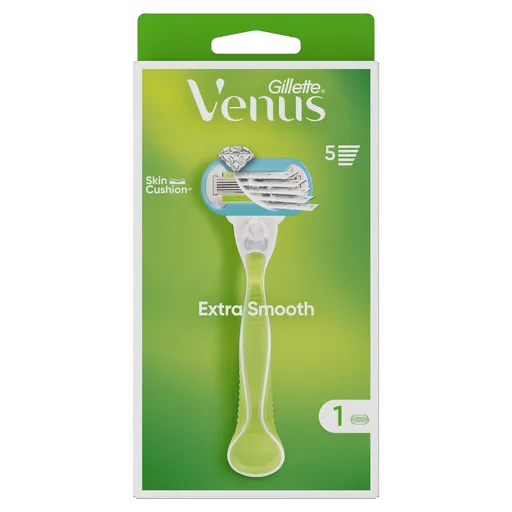 GILLETTE Venus Extra Smooth Holiaci strojček + Náhradná hlavica 1 kus