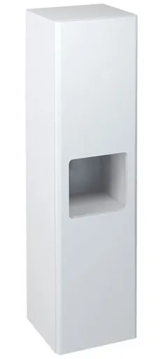 SAPHO - ELLA Skrinka vysoká 35x140x30cm, 1x dvierka, ľavá/pravá, biela EL350-3030