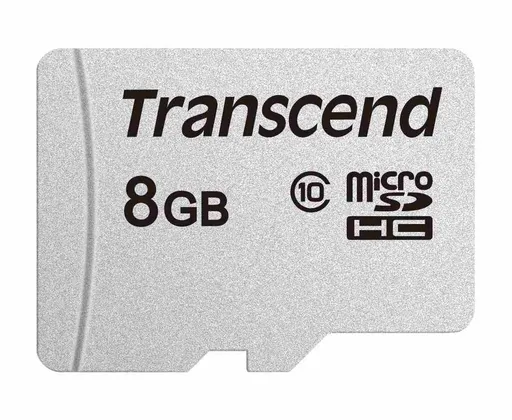 TRANSCEND MicroSDHC karta 8GB 300S, Class 10, bez adaptéra