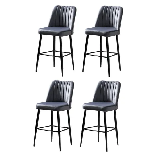 Súprava barových stoličiek Vento Grey, 4 ks, 4 ks