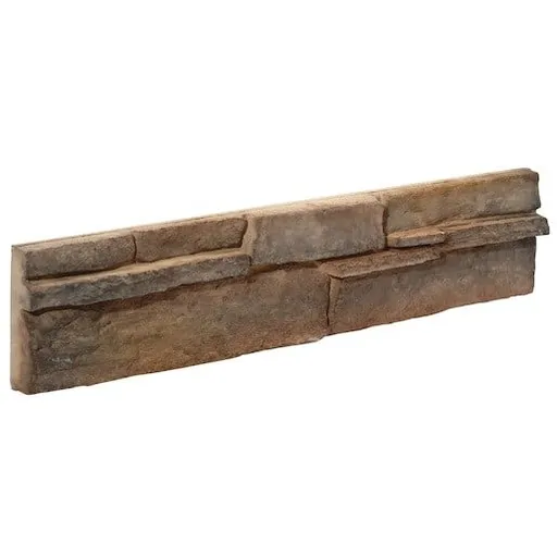 Obklad Stones Bedrock brown 11,7x55 cm reliéfna BEDROCKBR
