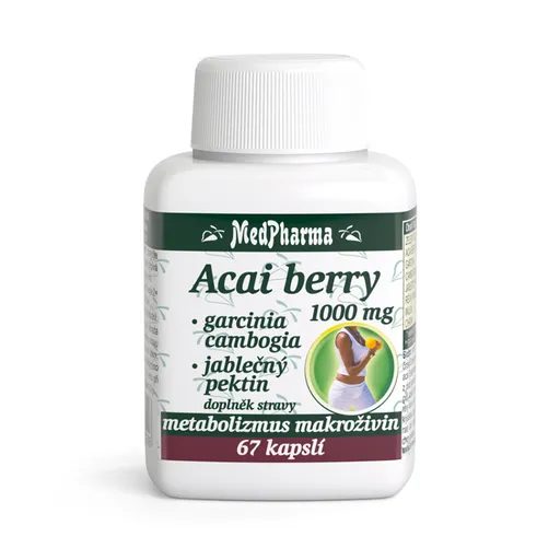 MEDPHARMA Acai berry 1000 mg + garcinia 67 kapsúl