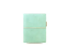 Filofax Domino Soft A7 týždenný 2026 pastelový zelený