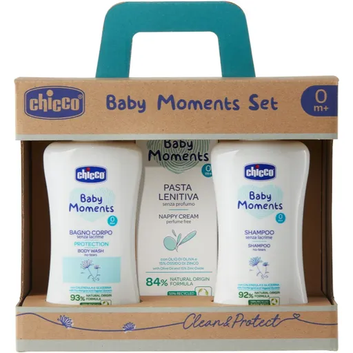 Chicco Baby Moments Clean & Protect darčeková sada pre deti od narodenia
