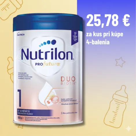Nutrilon 1 Profutura DUOBIOTIK počiatočná dojčenská výživa (0-6 mesiacov) 4x800g