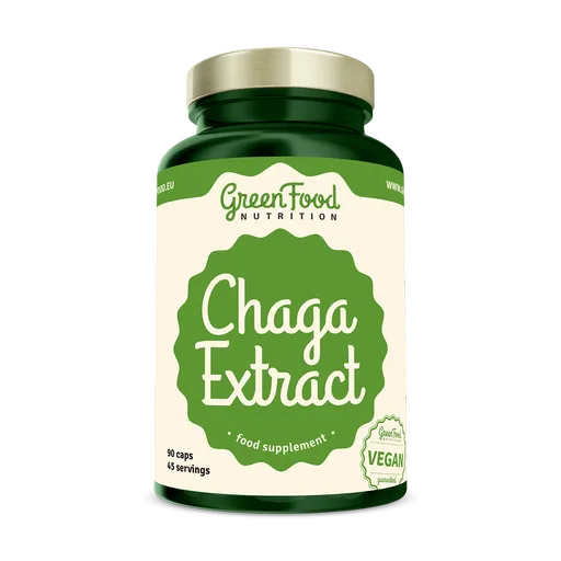 GREENFOOD Nutrition Chaga Extract 90 kapsúl