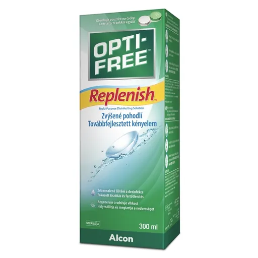 OPTI-FREE Replenish Roztok na kontaktné šošovky 300 ml
