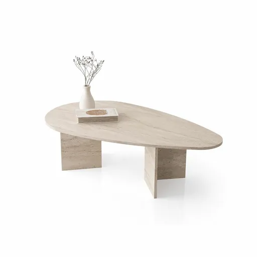 Konferenčný stolík Flap Travertine