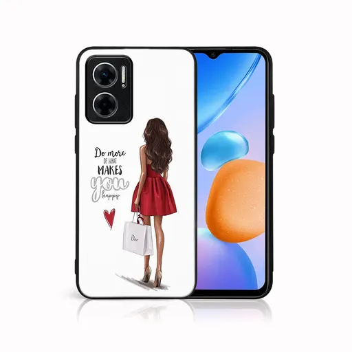 MY ART Ochranný kryt pre Xiaomi Redmi 10 5G RED DRESS (137)