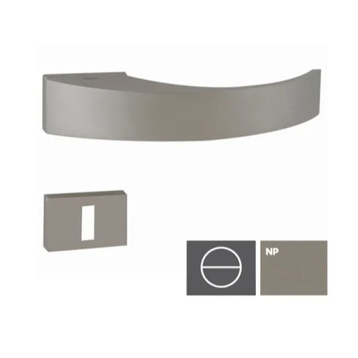 Kľučka Dedos, nikel perla, WC Gombík DEDOSRTNPWC