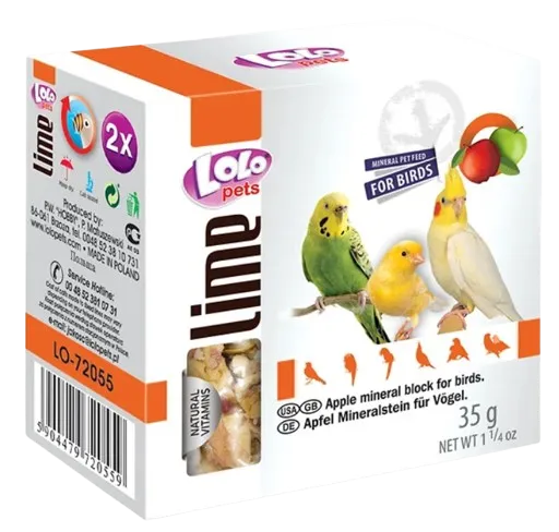 Lolo Pets Lime minerálne kameň jablko 35 g
