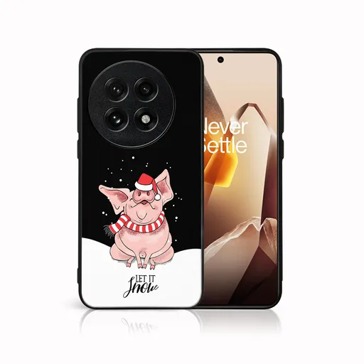 MY ART Kryt s vianočným dizajnom OnePlus 13 5G LET IT SNOW (075)