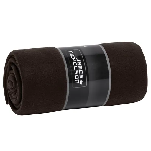 James & Nicholson (Daiber) Fleecová deka JN1901 - Hnedá / natural