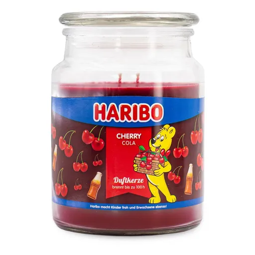 HARIBO Vonná sviečka Cherry Cola 510 g