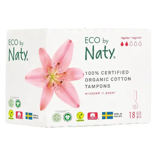 ECO BY NATY Tampóny Normal 18 ks