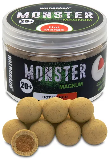 Haldorádó plávajúce boilie pop-up boilies monster magnum 80 g 20 mm - hot mango