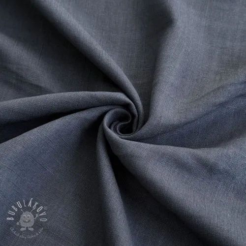 Viskóza s ľanom PREMIUM dark grey