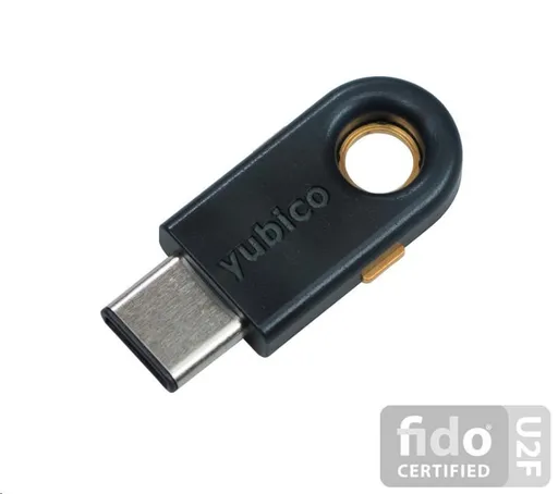 YubiKey 5C - USB-C, kľúč/token s viacfaktorovou autentizáciou, podpora OpenPGP a Smart Card (2FA)