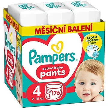 PAMPERS Pants veľ. 4 (176 ks) - mesačná zásoba (8006540068557)