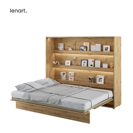 Dig-net nábytok Sklápacia posteľ Lenart BED CONCEPT BC-14 dub artisan | 160 x 200 cm