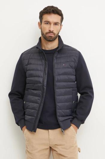 Mikina Tommy Hilfiger pánska, tmavomodrá farba, jednofarebná, MW0MW37461