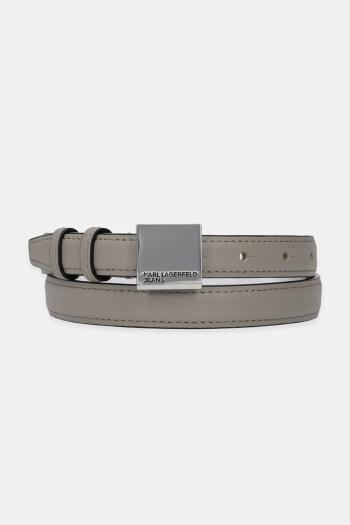 Opasok Karl Lagerfeld Jeans dámsky, šedá farba, A1W33125