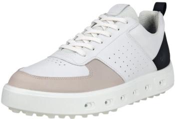 Ecco Street 720 White/Black/Gravel 41 Pánske golfové topánky