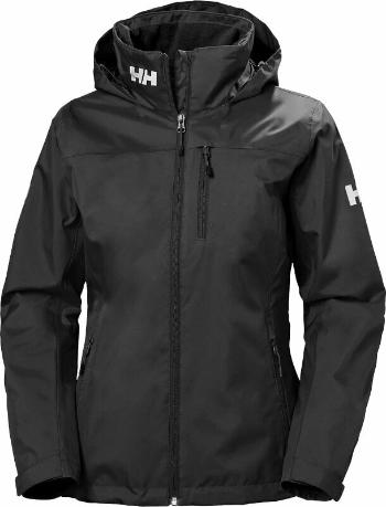 Helly Hansen Bunda Women's Crew Hooded Midlayer Jacket Black M