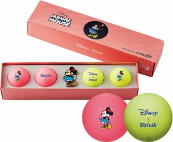 Volvik Vivid Lite Disney Characters 4 Pack Golf Balls Myška Minnie Golfové lopty