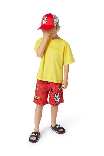 Detské plavkové šortky Marc Jacobs x Disney ružová farba, W60505