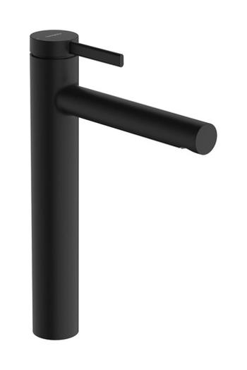 Vysoká umývadlová batéria Hansgrohe Zesis S s výpusťou matná čierna 74730670