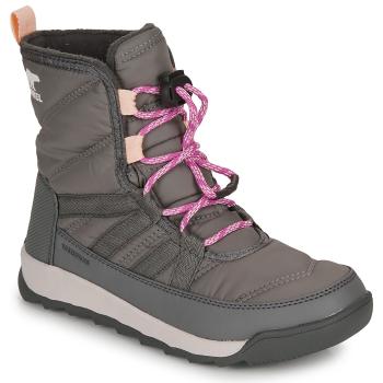 Sorel  YOUTH WHITNEY II SHORT LACE WP  Obuv do snehu Šedá