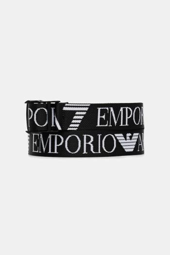 Opasok EA7 Emporio Armani čierna farba, AF14310.7X000089