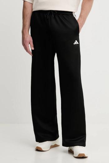 Tepláky adidas Stadium čierna farba, s nášivkou, JL6995