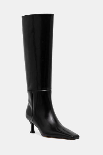 Kožené čižmy Proenza Schouler Trap čierna farba, na vysokom podpätku, SH253070