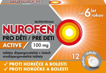 NUROFEN pre deti Active tablety 100 mg 1 x 12 tabliet