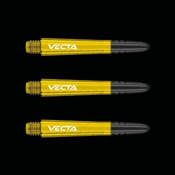 DART SZÁR WINMAU VECTA MŰANYAG, CITROMSÁRGA, FÉM TOPPAL, HOSSZÚ
