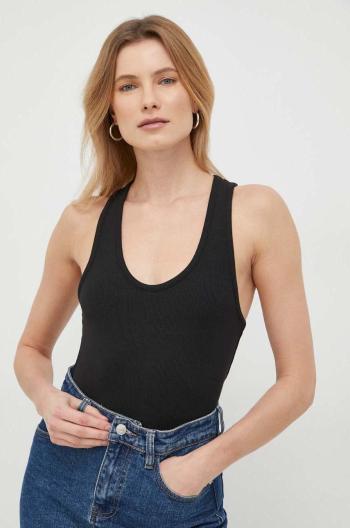 Top Calvin Klein dámsky, čierna farba, K20K205546