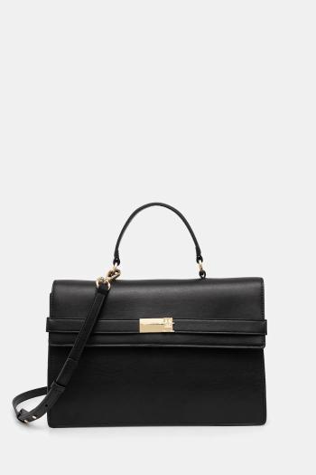 Kabelka Tommy Hilfiger čierna farba, AW0AW16895