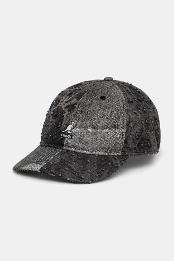 Šiltovka Kangol MASHUP BASEBALL šedá farba, vzorovaná, K5434.BT009