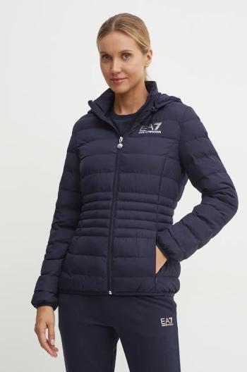 Bunda EA7 Emporio Armani dámska, tmavomodrá farba, prechodná, TNF8Z.8NTB23