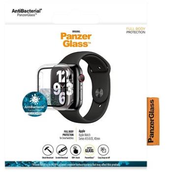 PanzerGlass Full Protection pre Apple Watch 4/5/6/SE 40 mm (číry rámček) (3642)