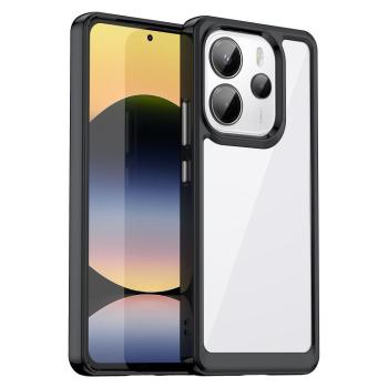 CRYSTAL Ochranný kryt pre Xiaomi Redmi Note 14 čierny