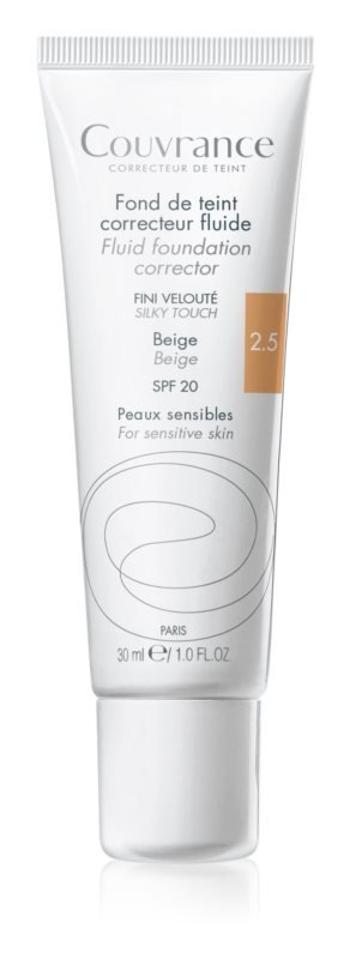 AVENE Couvrance Tekutý makeup SPF 20 béžový odtieň (2.5) 30ml