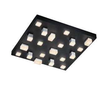 LED stropné osvetlenie Cinque Civeto čierna 673512032