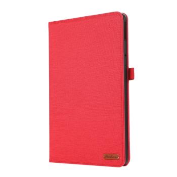 FABRIC Zaklápací kryt pre Lenovo Tab Plus 11.5 červený