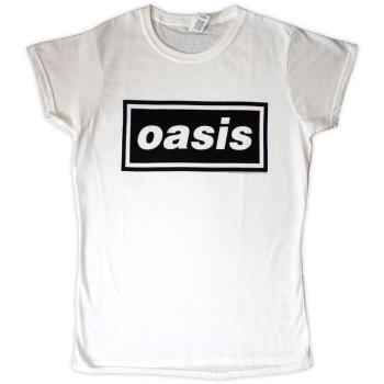 Oasis tričko Decca Logo Biela S